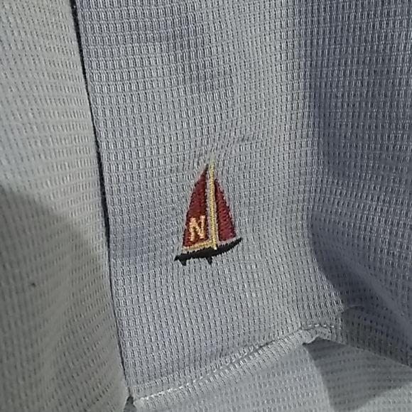 Nordstrom Dobby Cotton Buttondown Size 16-35 - Picture 3 of 6